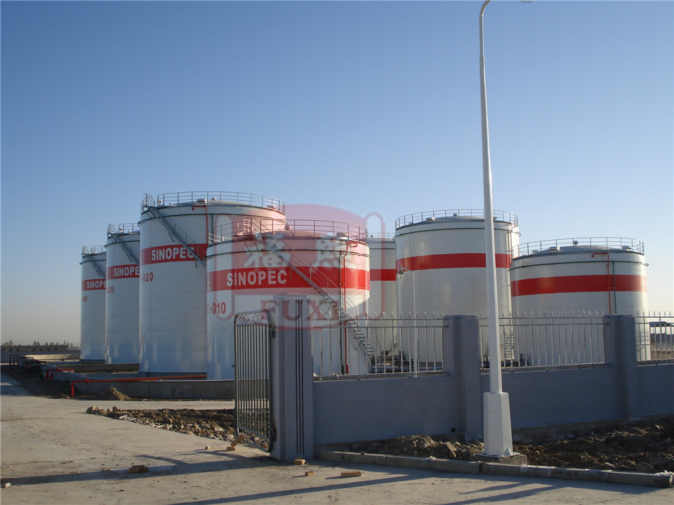 Tanques de armazenamento de petróleo revestimento e manutenção de SINOPAC