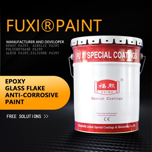 Pintura Anticorrosiva de vidro Epoxy Flake